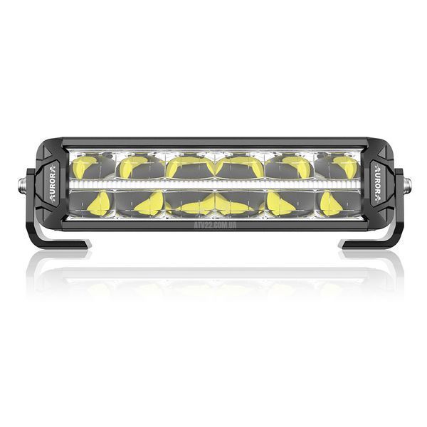 Aurora ALO-P-D10-10-R14Y-AW 34см 180W &mdash; LED балка комбінованого світла (Combo Beam) + DRL (денні ходові вогні) білого/бурштиного кольору ALO-P-D10-10-R14Y-AW-H фото