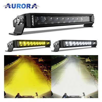 Aurora ALO-S6-10-R5H1-W &mdash; LED балка 31см 75W білого/жовтого комбінованого світла (Combo Beam) + DRL (денні ходові вогні) білого світла ALO-S6-10-R5H1-W фото