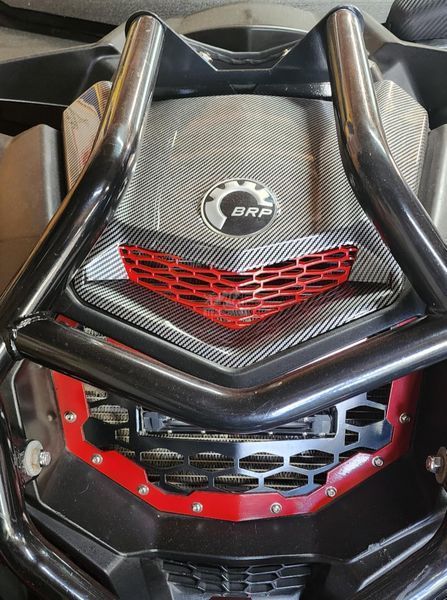 Капот Carbon Fiber Print для Can-Am Maverick X3, аналог BRP 705014313, 705019650 14313CF-ATV фото