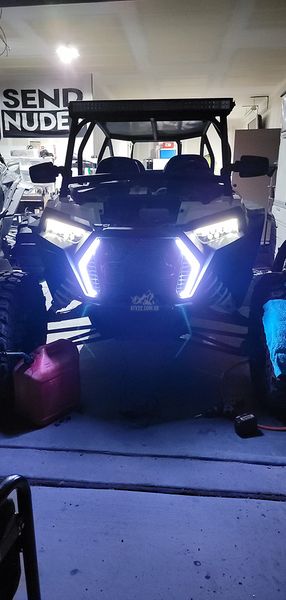 Денні ходові вогні, габарити RGB з поворотником для Polaris RZR XP 1000 2019+/RZR XP Turbo/RZR XP Turbo S/RZR Trail 2021+, ATV22 заміна 2884871 ATV22-RZRXP-DXO-RGB-TURN фото