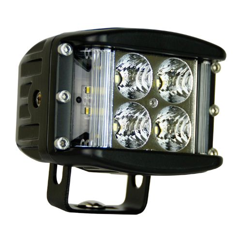 Aurora ALO-2-E4E15D1 LED фара (2шт.) 10см 40W – ближнього світла, світлодіодна квадратна з боковим засвіченням ALO-2-E4E15D1-PAIR-H фото