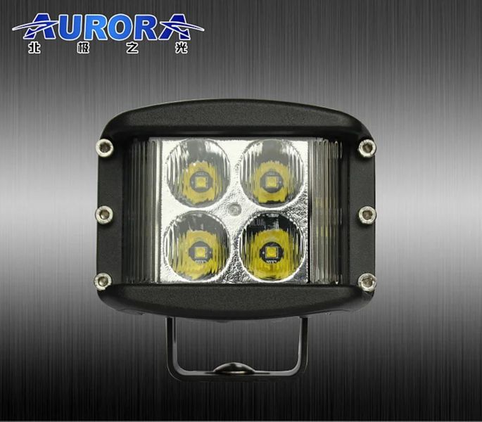 Aurora ALO-2-E4E15D1 LED фара (2шт.) 10см 40W – ближнього світла, світлодіодна квадратна з боковим засвіченням ALO-2-E4E15D1-PAIR-H фото