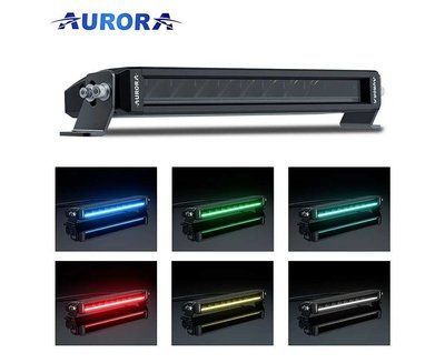 Aurora ALO-S5D1-10-R5Q &mdash; LED балка 31см 50W водійського світла (Driving Beam), з (DRL) денним ходовим вогнем &ndash; RGB ALO-S5D1-10-R5Q-H фото