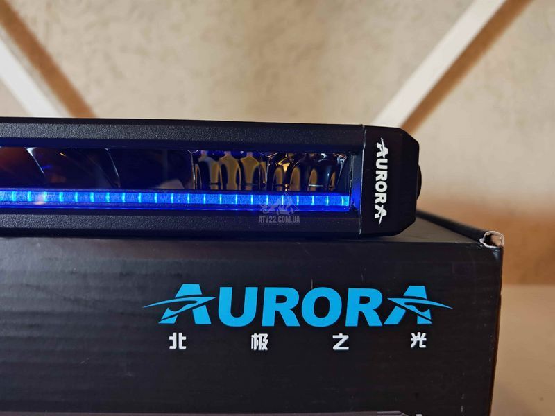 Aurora ALO-S5D1-10-R5Q &mdash; LED балка 31см 50W водійського світла (Driving Beam), з (DRL) денним ходовим вогнем &ndash; RGB ALO-S5D1-10-R5Q-H фото