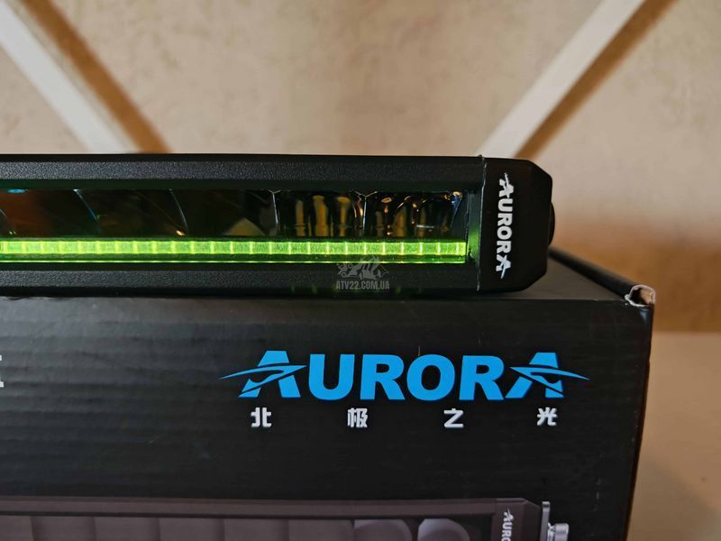 Aurora ALO-S5D1-10-R5Q &mdash; LED балка 31см 50W водійського світла (Driving Beam), з (DRL) денним ходовим вогнем &ndash; RGB ALO-S5D1-10-R5Q-H фото