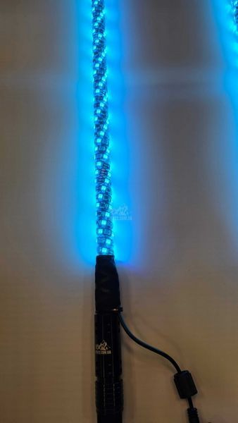 LED флагштоки ATV22 STANDARD 89см, комплект 2шт., можливість підключення стопів та поворотників, керування через пульт або додаток ATV22-LEDWHIP-89-STANDARD-PAIR фото