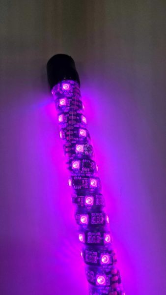 LED флагштоки ATV22 STANDARD 89см, комплект 2шт., можливість підключення стопів та поворотників, керування через пульт або додаток ATV22-LEDWHIP-89-STANDARD-PAIR фото