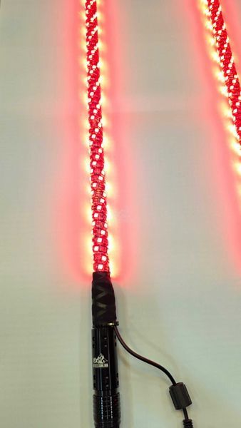 LED флагштоки ATV22 STANDARD 89см, комплект 2шт., можливість підключення стопів та поворотників, керування через пульт або додаток ATV22-LEDWHIP-89-STANDARD-PAIR фото