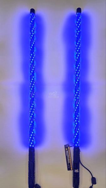 LED флагштоки ATV22 RGBW 89см, комплект 2шт., возможность подключения стопов и поворотников, управление через пульт или приложение ATV22-LEDWHIP-89-RGBW-PAIR фото