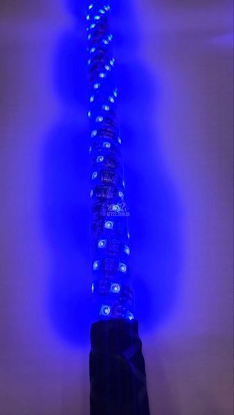LED флагштоки ATV22 RGBW 89см, комплект 2шт., возможность подключения стопов и поворотников, управление через пульт или приложение ATV22-LEDWHIP-89-RGBW-PAIR фото