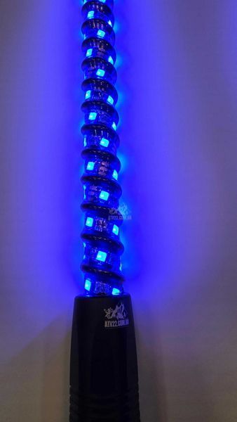 LED флагштоки ATV22 ARMOR 92см, комплект 2шт., можливість підключення стопів та поворотників, керування через пульт або додаток ATV22-LEDWHIP-92-ARMOR-PAIR фото