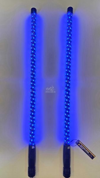 LED флагштоки ATV22 ARMOR 92см, комплект 2шт., можливість підключення стопів та поворотників, керування через пульт або додаток ATV22-LEDWHIP-92-ARMOR-PAIR фото