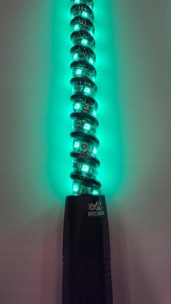 LED флагштоки ATV22 ARMOR 92см, комплект 2шт., можливість підключення стопів та поворотників, керування через пульт або додаток ATV22-LEDWHIP-92-ARMOR-PAIR фото