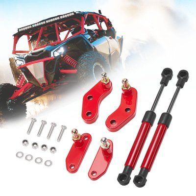 Газовий амортизатор дверей для BRP Can-Am Maverick X3, червоний Kemimoto B0102-00601RD B0102-00601RD фото
