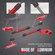Газовий амортизатор дверей для BRP Can-Am Maverick X3, червоний Kemimoto B0102-00601RD B0102-00601RD фото 3