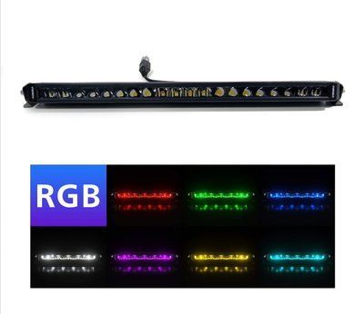 Aurora ALO-S6D1-20-R5Q &mdash; LED балка 56см 100W водительского света (Driving Beam), с (DRL) дневным ходовым огнем &ndash; RGB ALO-S6D1-20-R5Q-H фото
