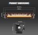Aurora ALO-P-S10-10-R13Y-AW 33см 90W &mdash; LED балка комбінованого світла (Combo Beam) + DRL (денні ходові вогні) білого/бурштиного кольору ALO-P-S10-10-R13Y-AW-H фото 37