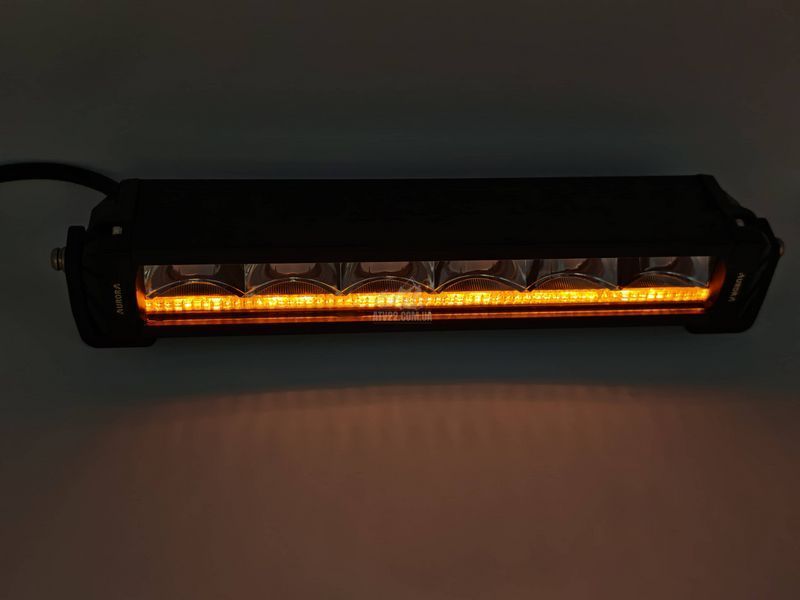 Aurora ALO-P-S10-10-R13Y-AW 33см 90W &mdash; LED балка комбінованого світла (Combo Beam) + DRL (денні ходові вогні) білого/бурштиного кольору ALO-P-S10-10-R13Y-AW-H фото