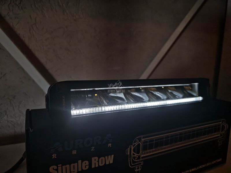 Aurora ALO-P-S10-10-R13Y-AW 33см 90W &mdash; LED балка комбінованого світла (Combo Beam) + DRL (денні ходові вогні) білого/бурштиного кольору ALO-P-S10-10-R13Y-AW-H фото