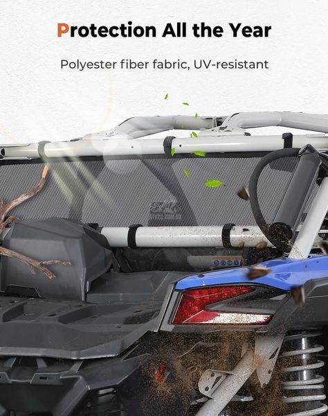 Задня сітка для BRP Can-am Maverick X3, KEMIMOTO B0110-15609-BK, заміна BRP 715006701 B0110-15609-BK фото